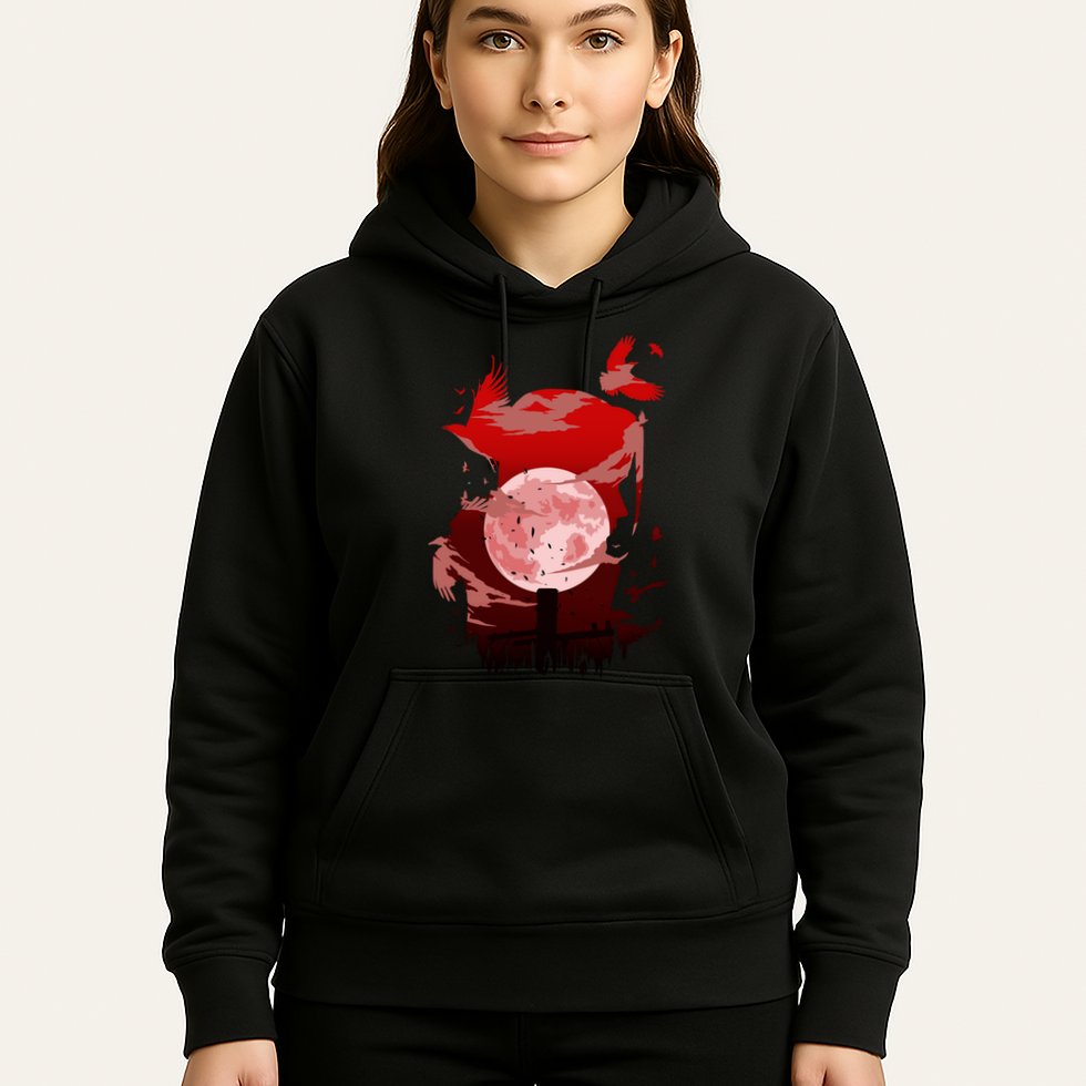 Red Moon Ninja Hoodie