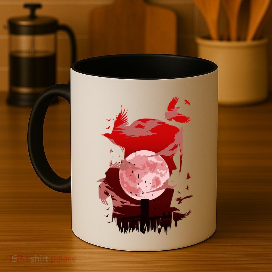 Red Moon Ninja Mug