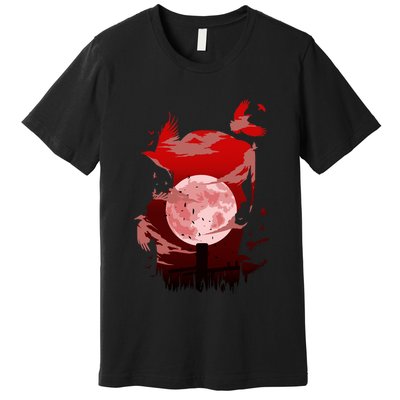 Red Moon Ninja Premium T-Shirt