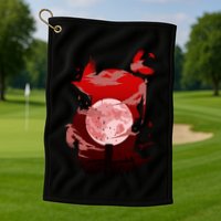 Red Moon Ninja Golf Towel