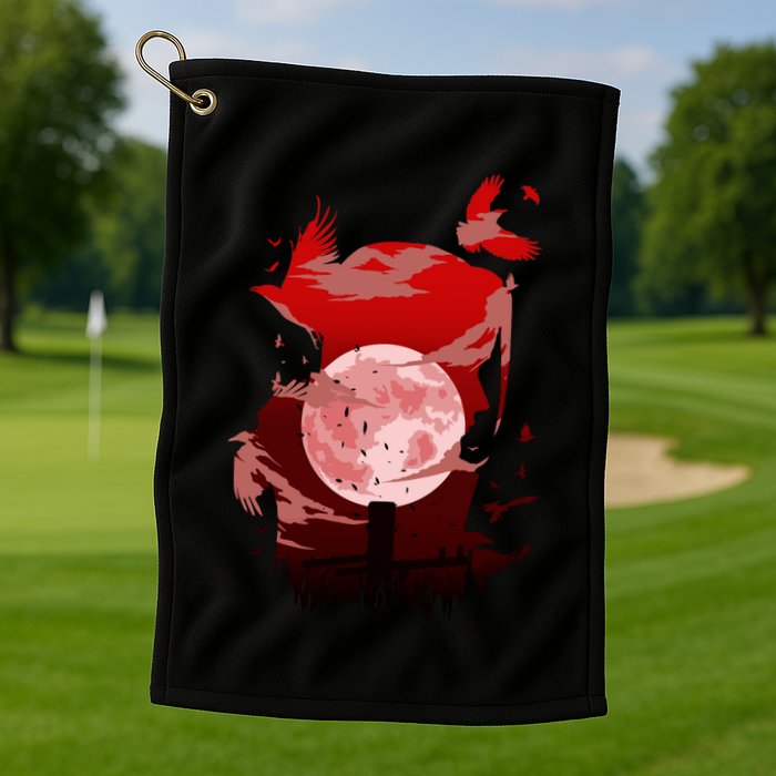 Red Moon Ninja Golf Towel