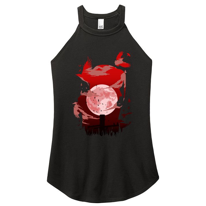 Red Moon Ninja Women's Perfect Tri Rocker Tank