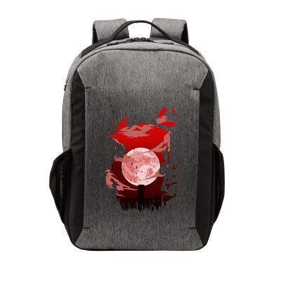 Red Moon Ninja Vector Backpack