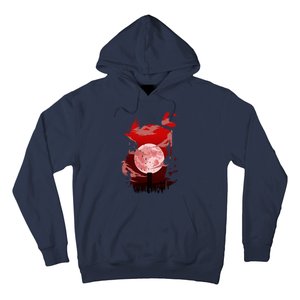 Red Moon Ninja Hoodie