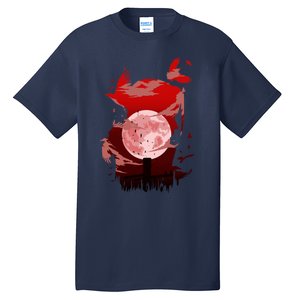 Red Moon Ninja Tall T-Shirt