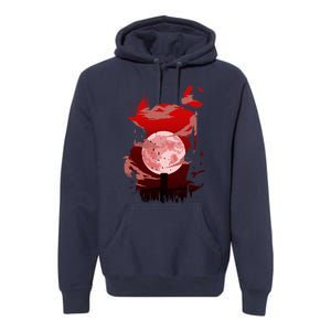 Red Moon Ninja Premium Hoodie