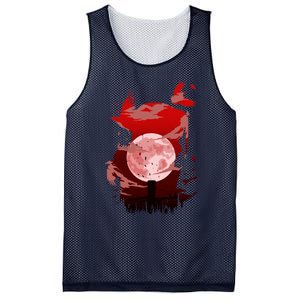 Red Moon Ninja Mesh Reversible Basketball Jersey Tank