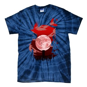 Red Moon Ninja Tie-Dye T-Shirt