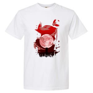 Red Moon Ninja Garment-Dyed Heavyweight T-Shirt