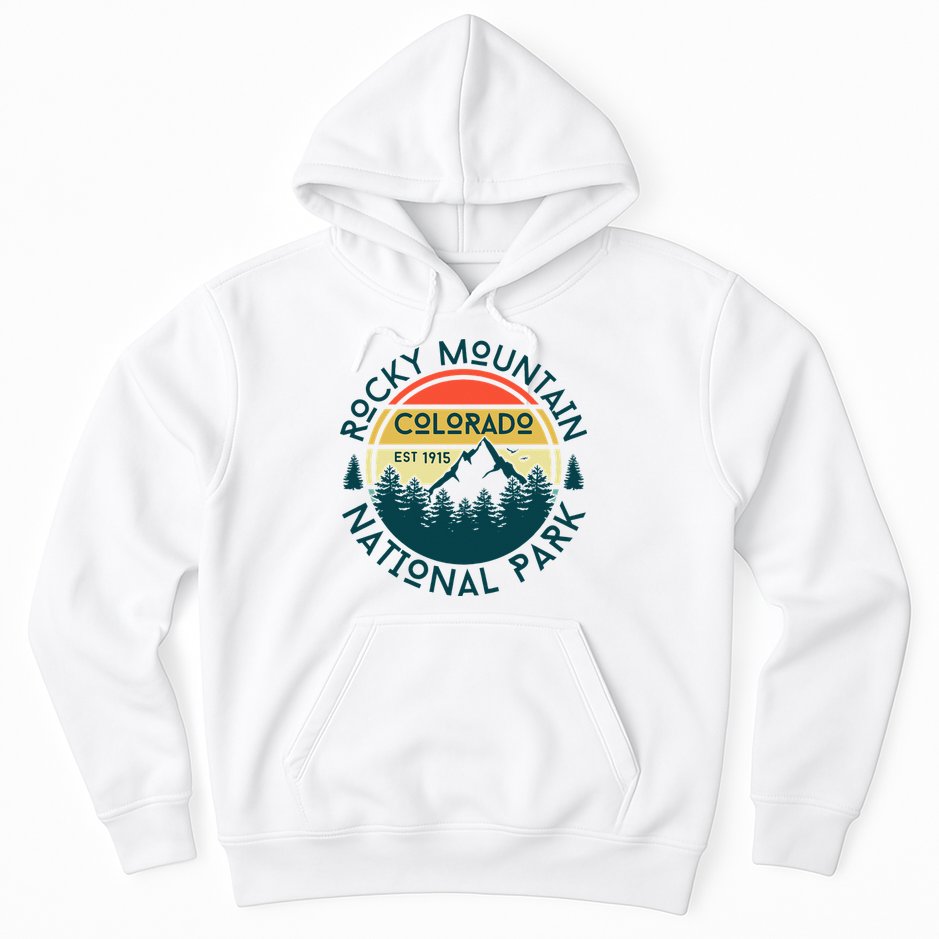 Rocky Mountain National Park Colorado Nature Hiking Hoodie