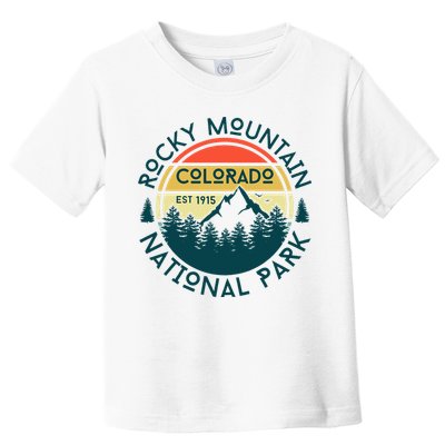 Rocky Mountain National Park Colorado Nature Hiking Toddler T-Shirt