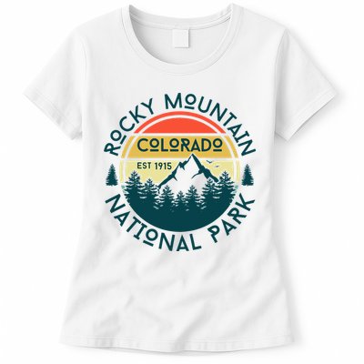 Rocky Mountain National Park Colorado Nature Hiking Womens T-Shirt