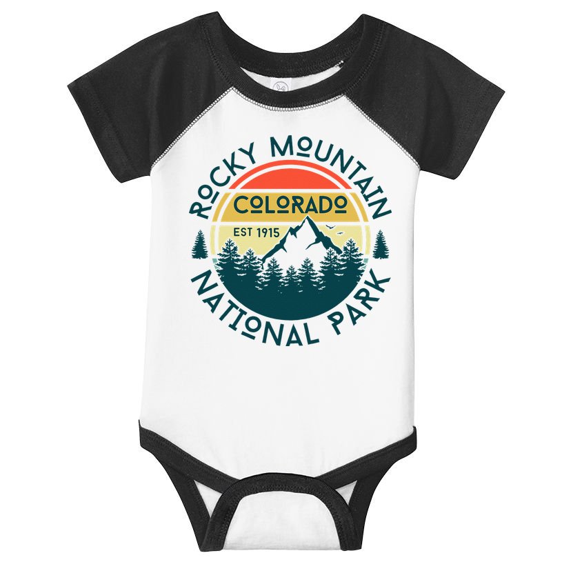 Rocky Mountain National Park Colorado Nature Hiking Infant Baby Jersey Bodysuit