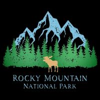 Rocky Mountain National Park Colorado Mountain Trees Moose Visor