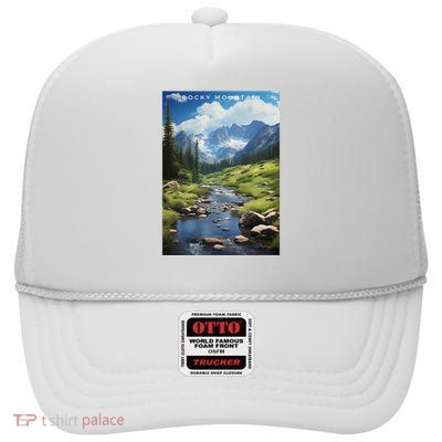 Rocky Mountain National Park High Crown Mesh Back Trucker Hat