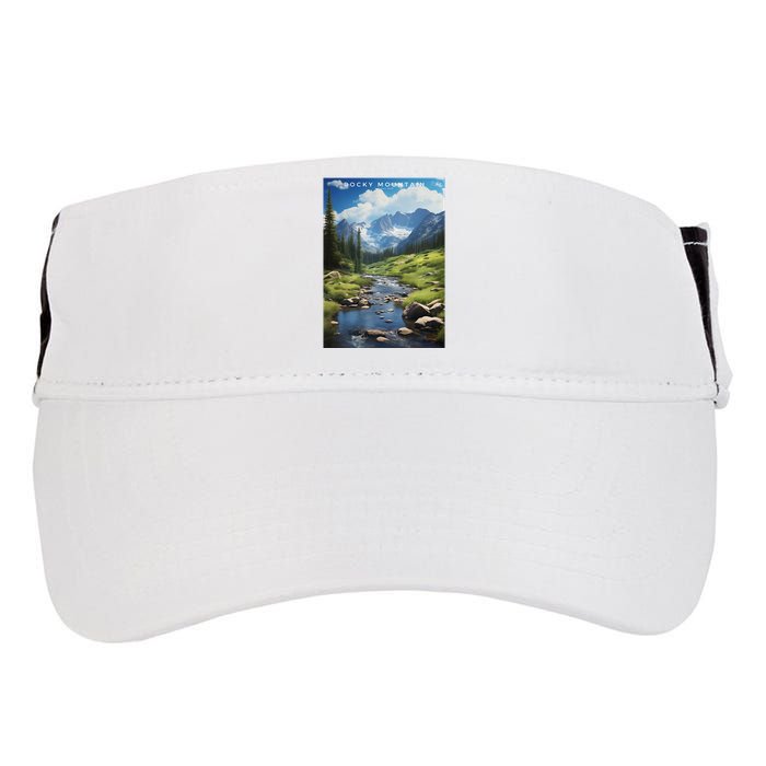 Rocky Mountain National Park Adult Drive Performance Visor