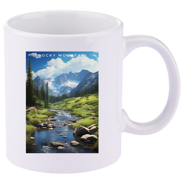Rocky Mountain National Park 11oz C Handle Ceramic Mug