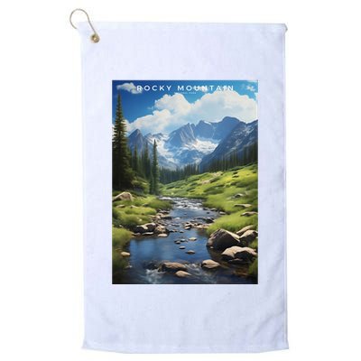 Rocky Mountain National Park Golf Towel