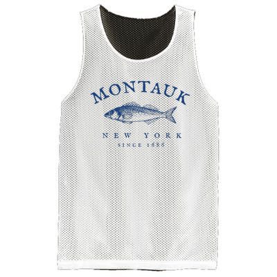 Retro Montauk New York Fishing Mesh Reversible Basketball Jersey Tank