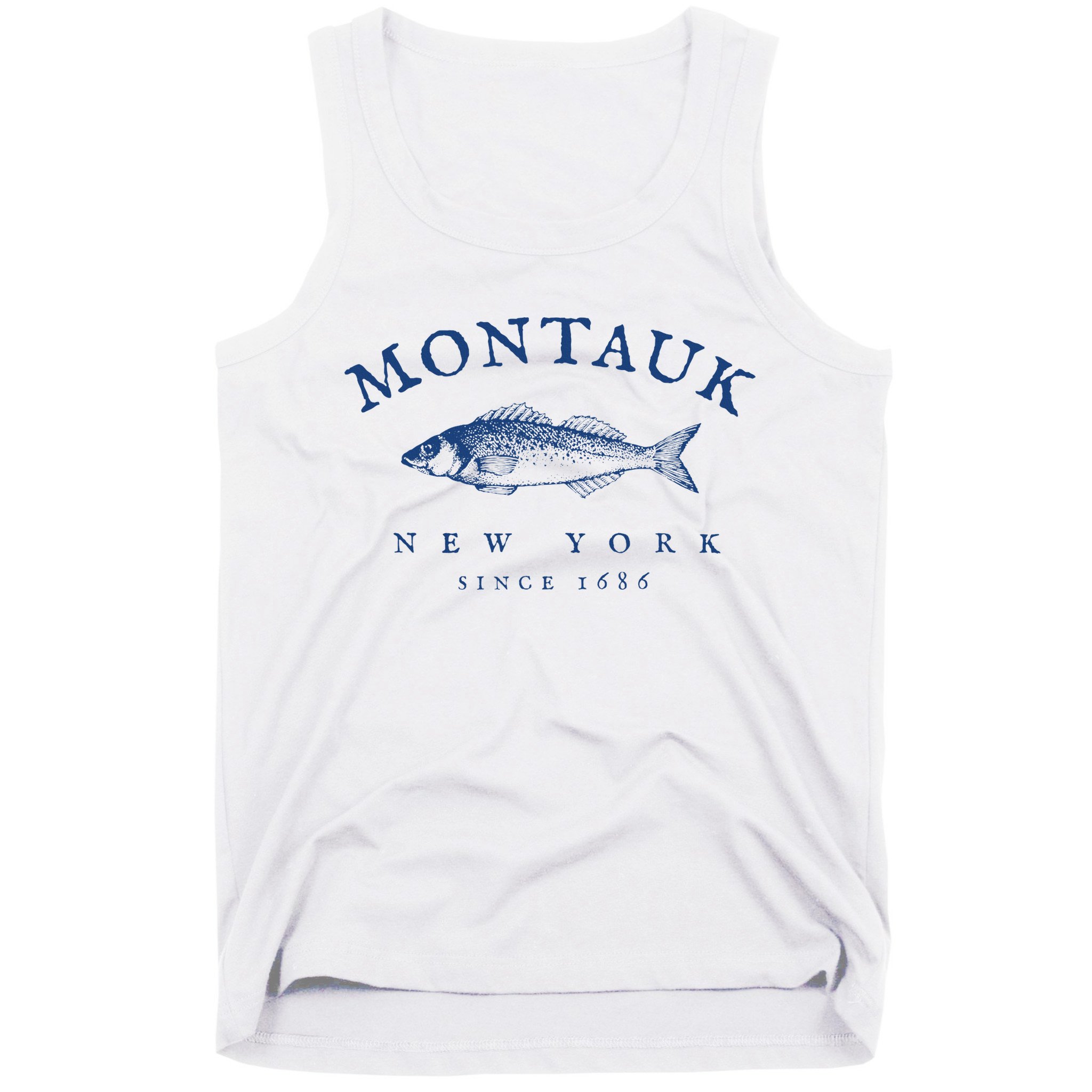 Retro Montauk New York Fishing Tank Top