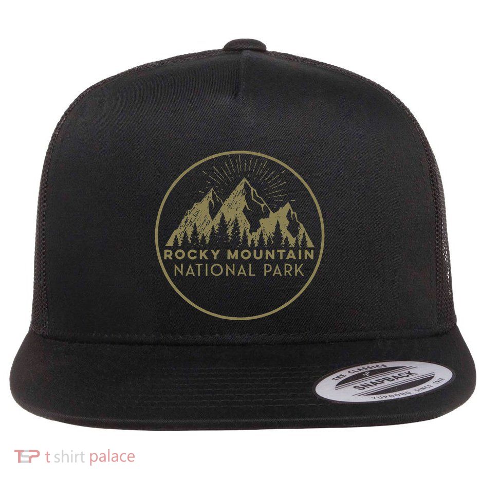 Rocky Mountain National Park Cool Rocky Mountain Flatbill Hat