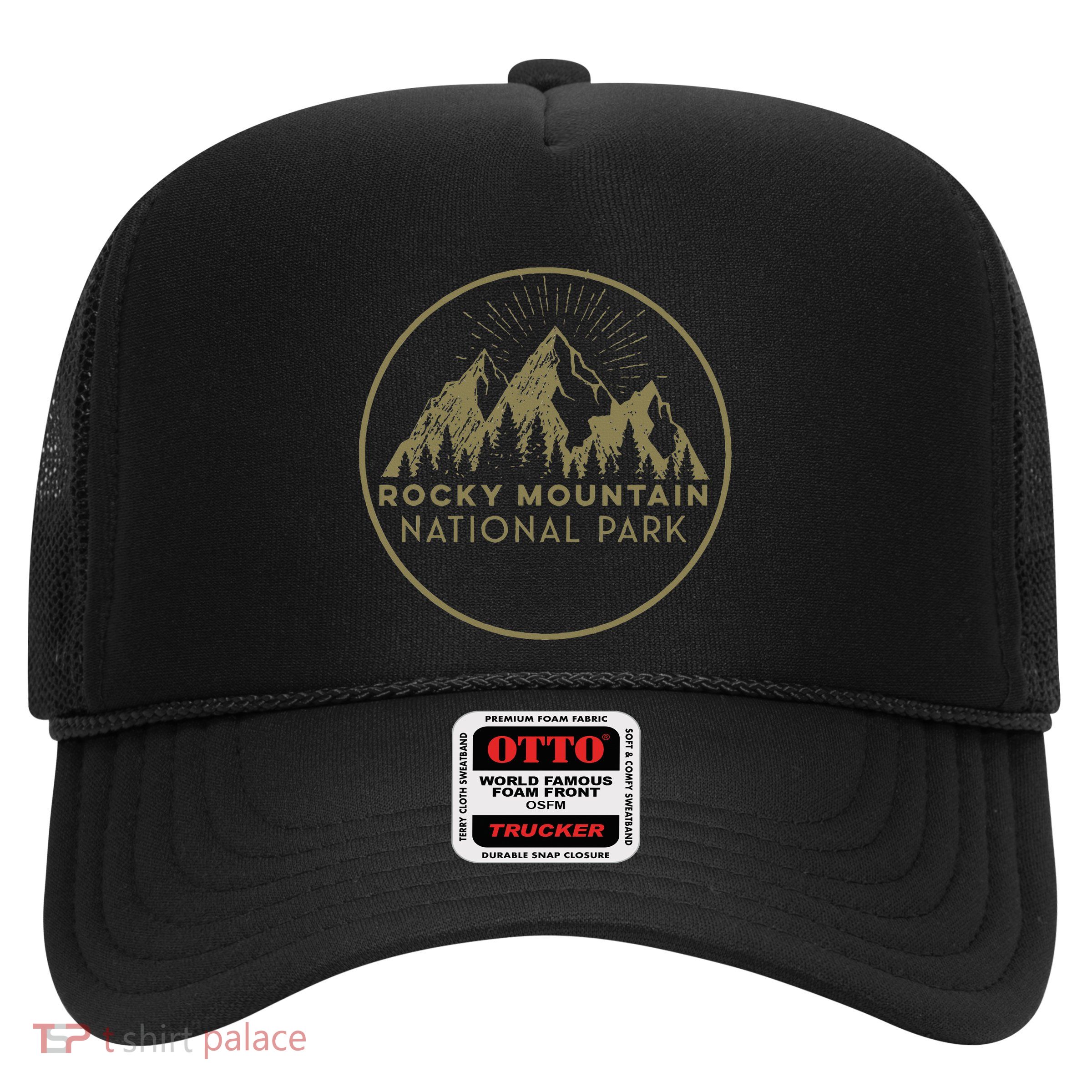 Rocky Mountain National Park Cool Rocky Mountain Trucker Hat