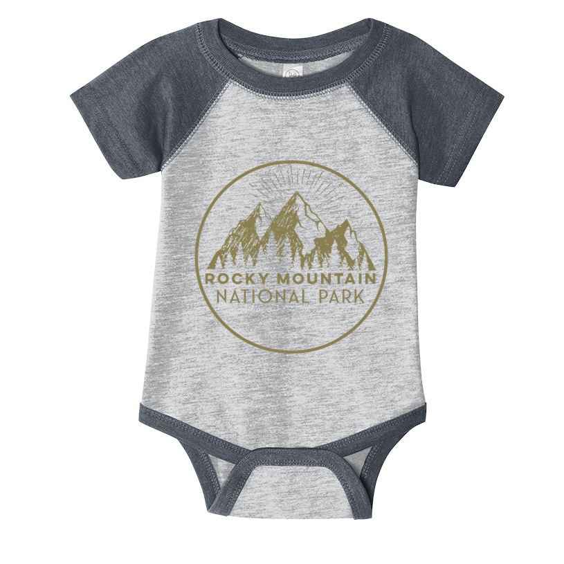 Rocky Mountain National Park Cool Rocky Mountain Infant Baby Jersey Bodysuit