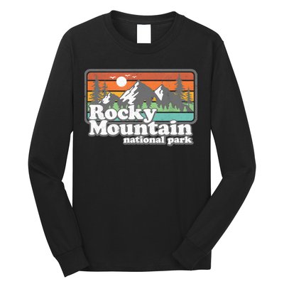 Rocky Mountain National Park Colorado Hiking Camping Gift Long Sleeve Shirt