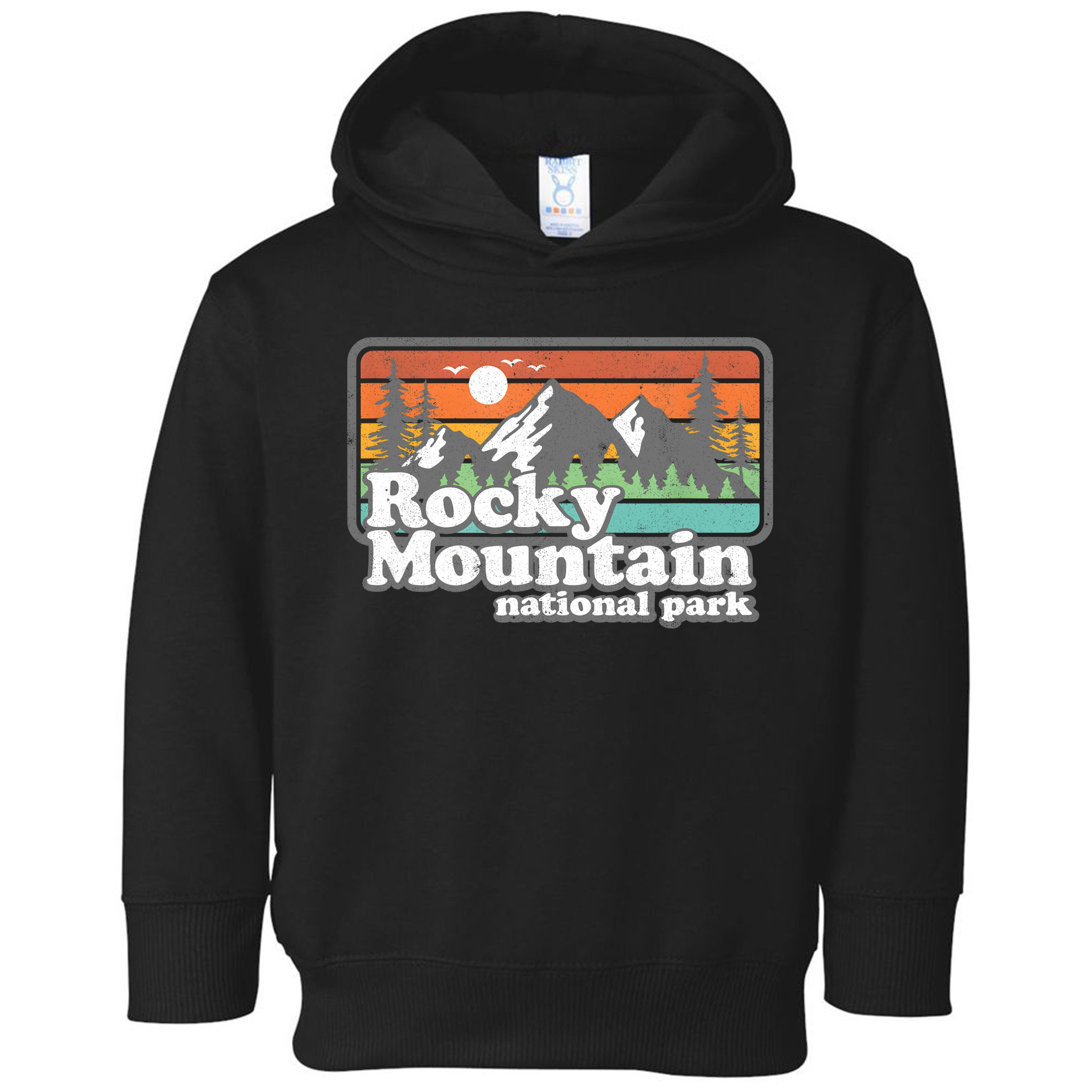 Rocky Mountain National Park Colorado Hiking Camping Gift Toddler Hoodie