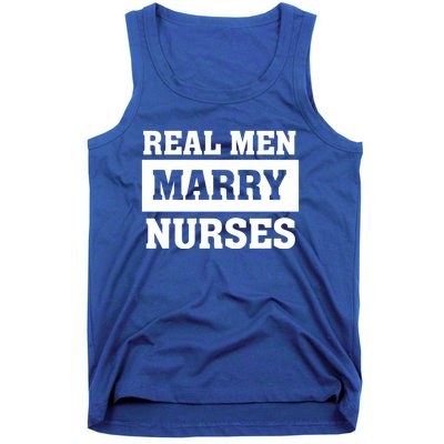 Real Marry Nurses Meaningful Gift Proud Husband Of Wife Spouse Gift Tank Top