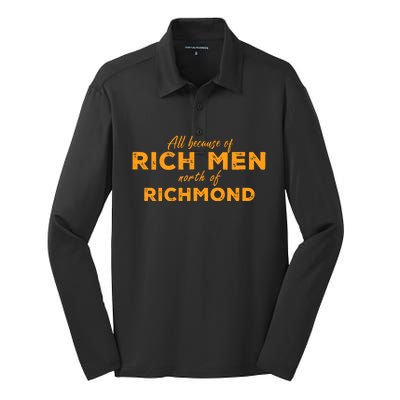 Rich Men North Of Richmond Oliver Anthony Silk Touch Performance Long Sleeve Polo