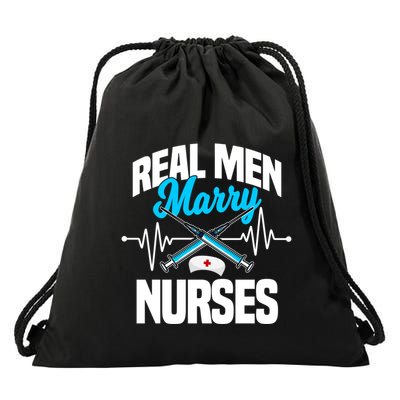 Real Marry Nurses Cool Gift Drawstring Bag