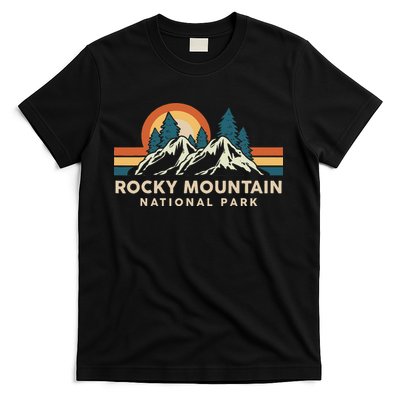 Rocky Mountain National Park Colorado Hiking Souvenir Retro T-Shirt