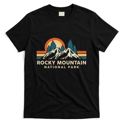 Rocky Mountain National Park Colorado Hiking Souvenir Retro T-Shirt