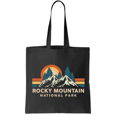 Rocky Mountain National Park Colorado Hiking Souvenir Retro Bag