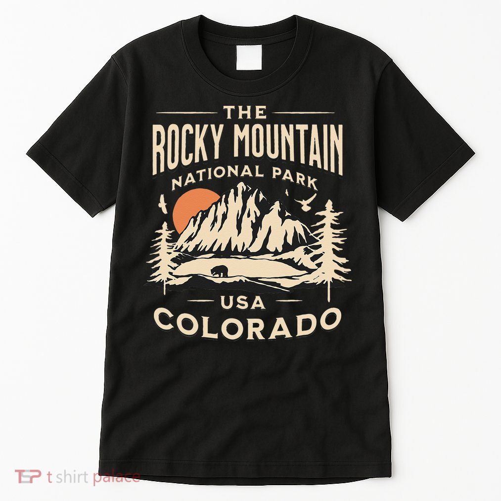 Rocky Mountain National Park Colorado Hike Outdoors Vintage Tall T-Shirt