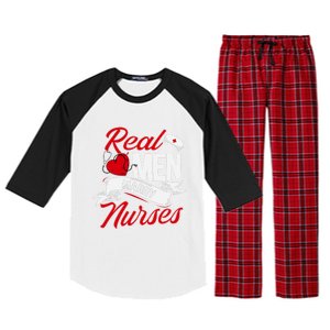 Real Marry Nurses Cute Gift Raglan Sleeve Pajama Set