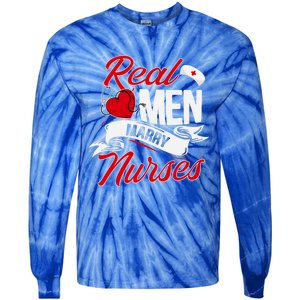 Real Marry Nurses Cute Gift Tie-Dye Long Sleeve Shirt