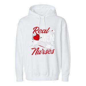 Real Marry Nurses Cute Gift Garment-Dyed Fleece Hoodie