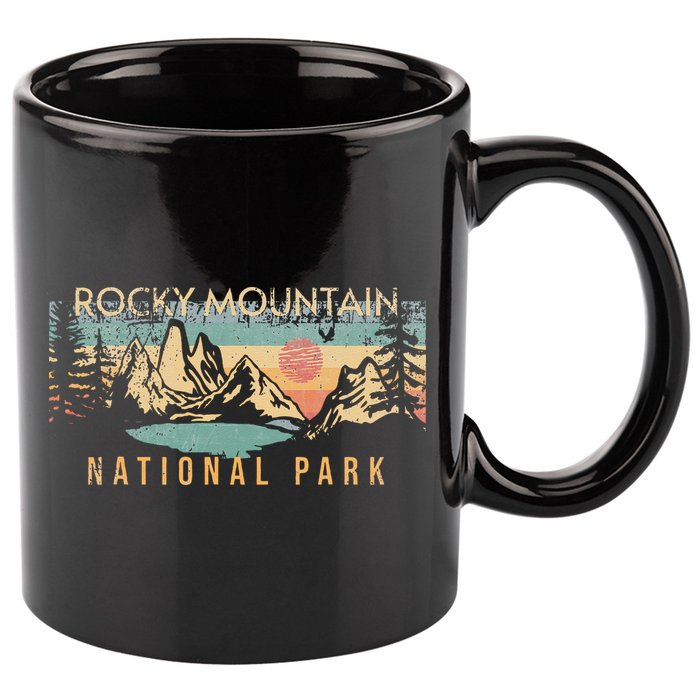 Rocky Mountain National Park 11oz C Handle Ceramic Mug