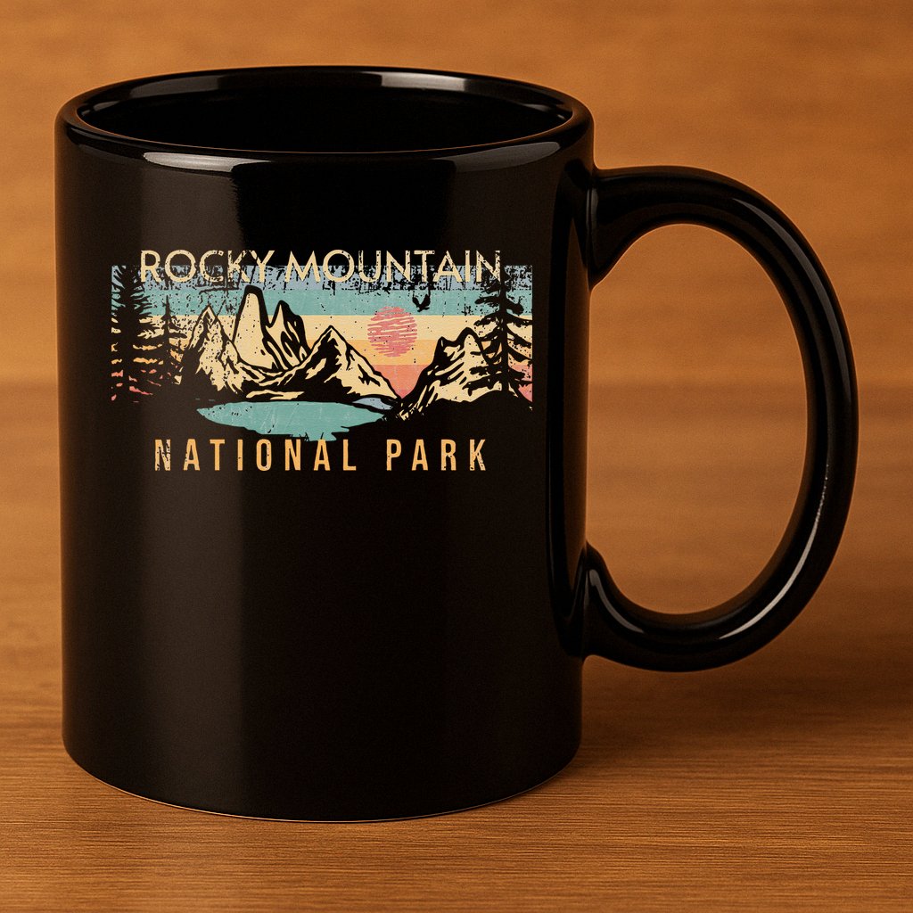 Rocky Mountain National Park 11oz C Handle Ceramic Mug