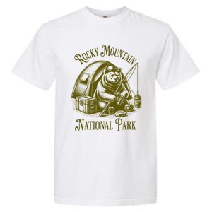 Rocky Mountain National Park Fishing Bear Vacation Souvenir Meaningful Gift Garment-Dyed Heavyweight T-Shirt