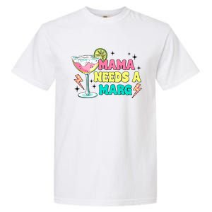 Retro Mama Needs A Marg Margarita Garment-Dyed Heavyweight T-Shirt