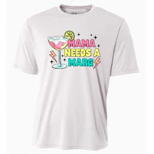 Retro Mama Needs A Marg Margarita Cooling Performance Crew T-Shirt