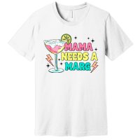 Retro Mama Needs A Marg Margarita Premium T-Shirt