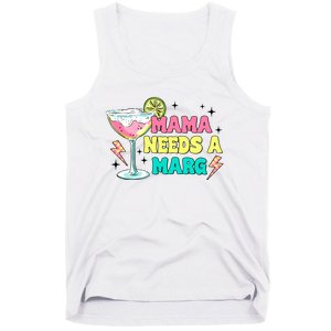 Retro Mama Needs A Marg Margarita Tank Top