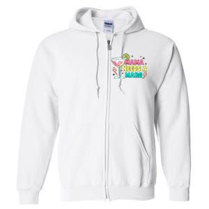 Retro Mama Needs A Marg Margarita Full Zip Hoodie