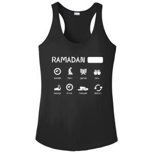 Ramadan Mode On Eid Mubarak Ramadan Kareem Family Matching Gift Ladies PosiCharge Competitor Racerback Tank