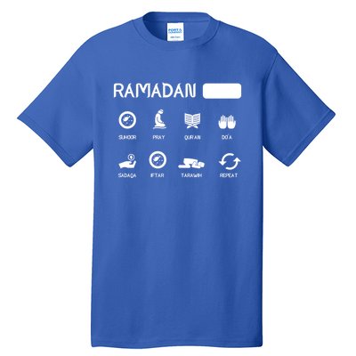 Ramadan Mode On Eid Mubarak Ramadan Kareem Family Matching Gift Tall T-Shirt