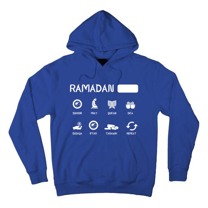 Ramadan Mode On Eid Mubarak Ramadan Kareem Family Matching Gift Tall Hoodie